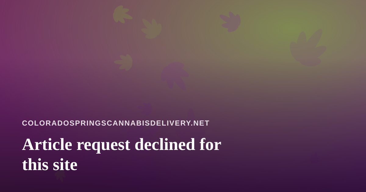 Article request declined for this site